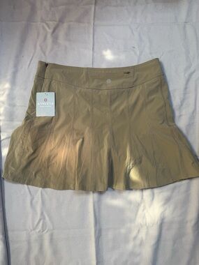 Athleta Khaki Flared Active Skirt